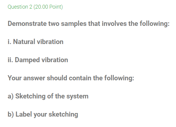 Solved Question 2 (20.00 Point) Demonstrate two samples | Chegg.com