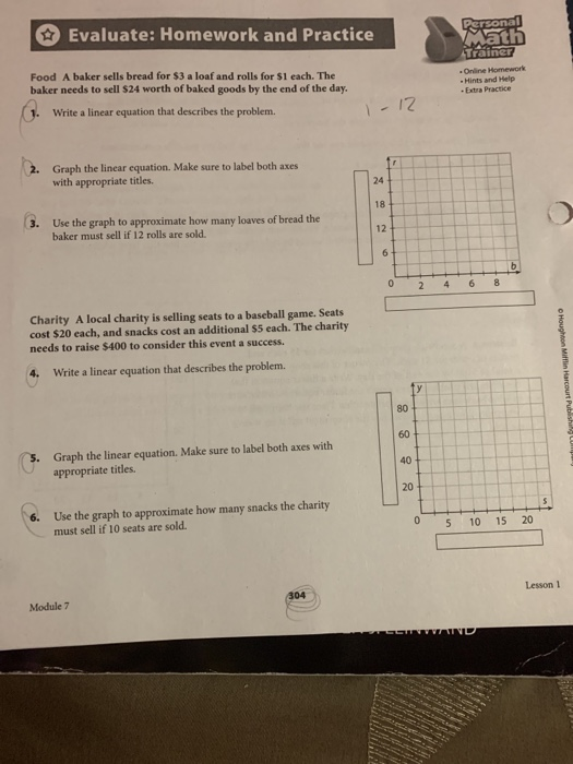 evaluate homework and practice