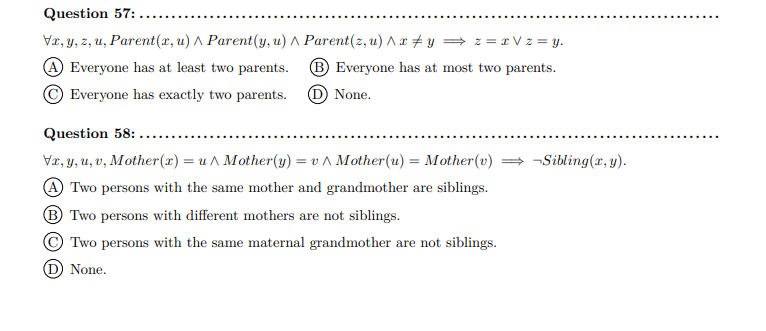 Solved Choose the most appropriate translation: Question 53: | Chegg.com