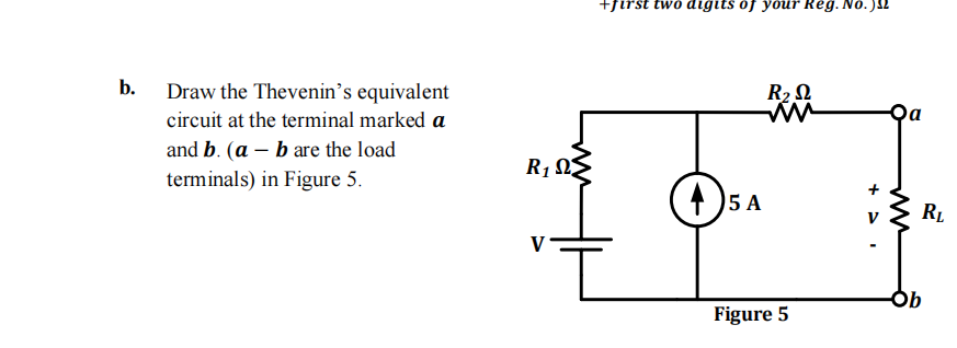 Solved Ffirst two digits of your Reg. No.)2 b. R212 Draw the | Chegg.com