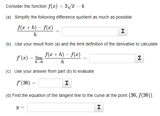 Solved Consider the function f(x)=3x−4. (a) Simplify the | Chegg.com