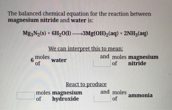 Magnesium And Water