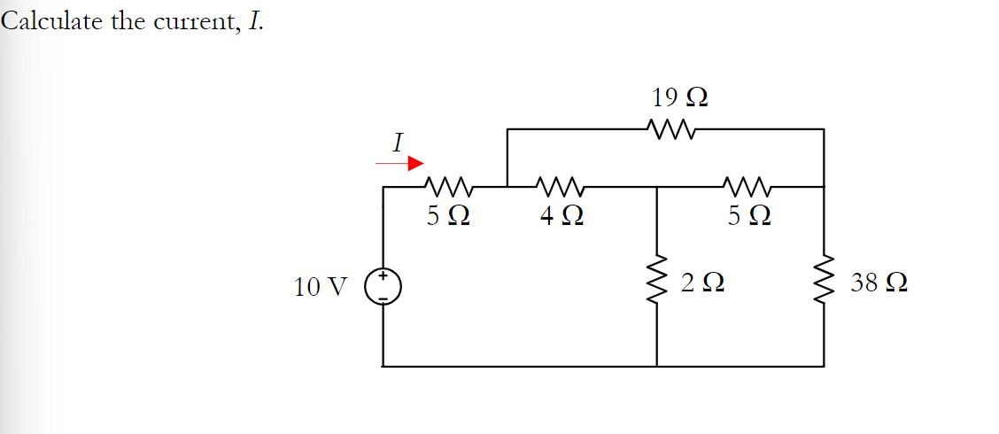 Solved Calculate The Current, I. | Chegg.com