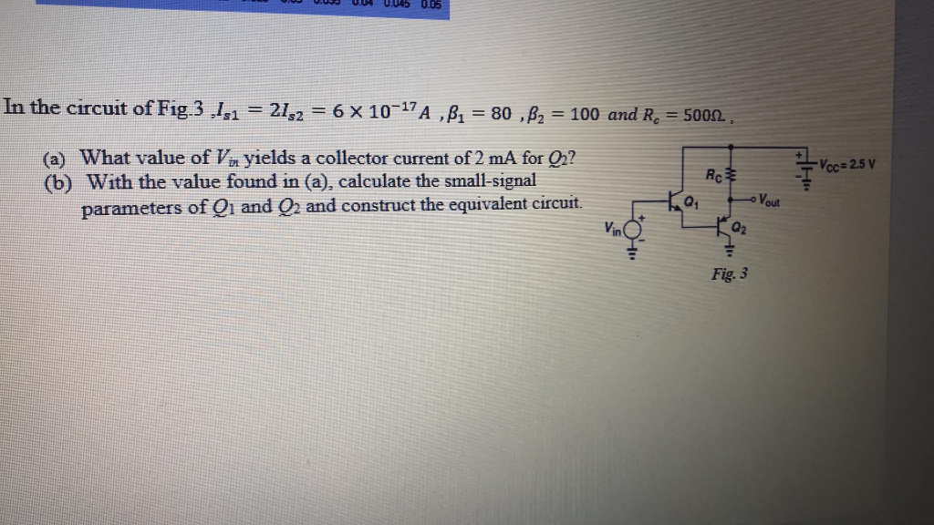 Solved 0 0 004 0 045 0 05 In The Circuit Of Fig 3 1s1 Chegg Com