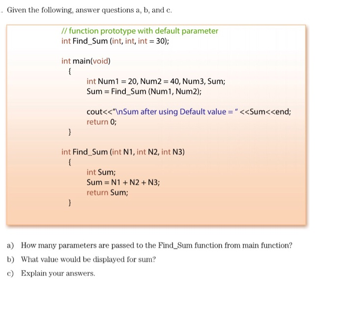 Solved 8. Find The Errors Of The Following Function: Get | Chegg.com