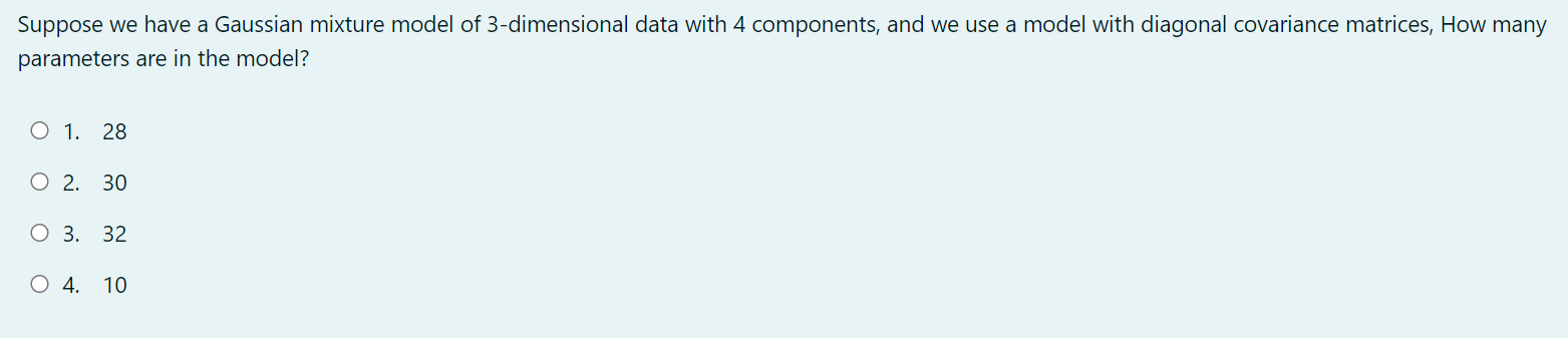 Solved Suppose we have a Gaussian mixture model of | Chegg.com