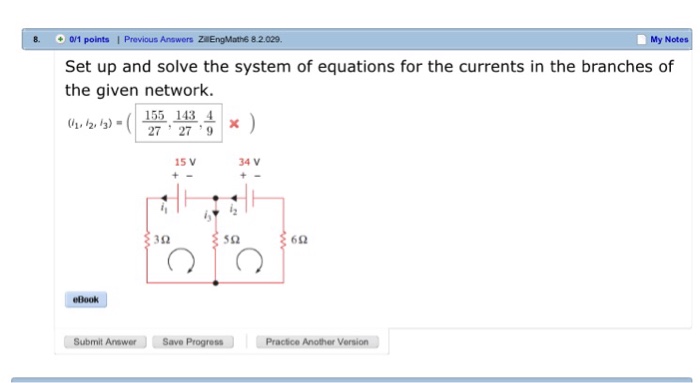 Solved Set up and solve the system of equations for the | Chegg.com