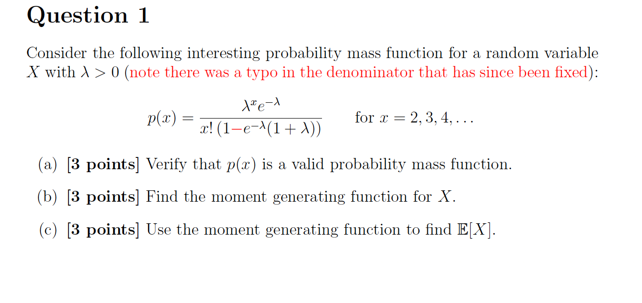 Solved Question 1 Consider The Following Interesting | Chegg.com