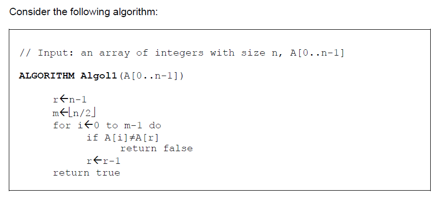 Solved a) Trace out the algorithm above to obtain its output | Chegg.com