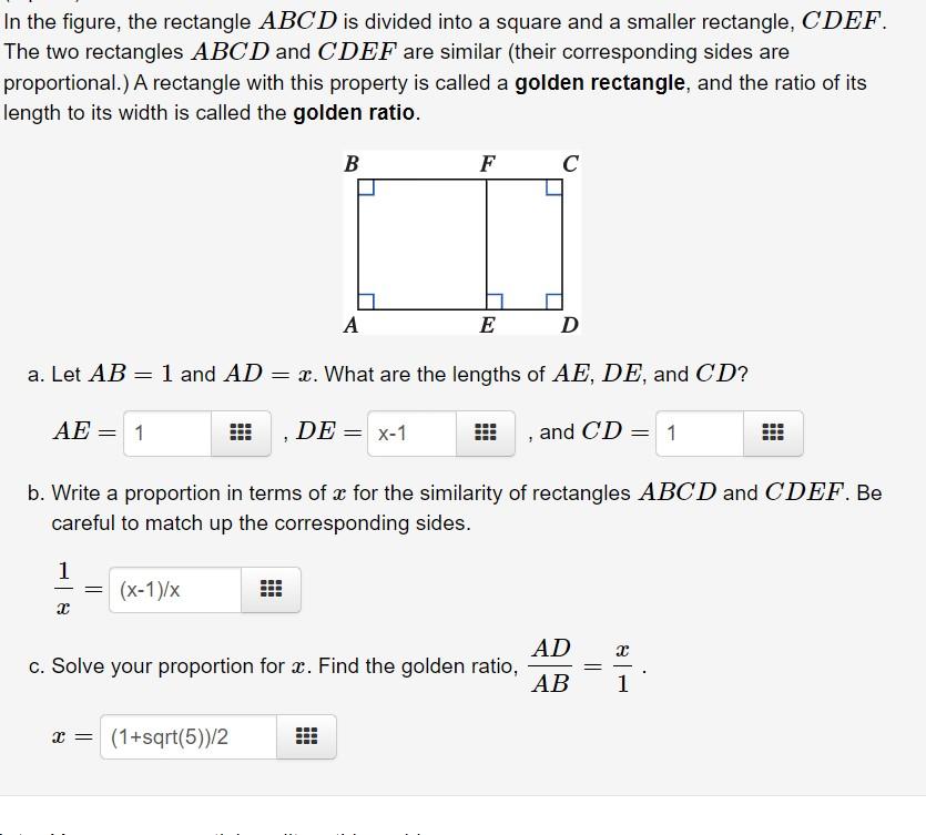 Solved In The Figure, The Rectangle ABCD Is Divided Into A | Chegg.com