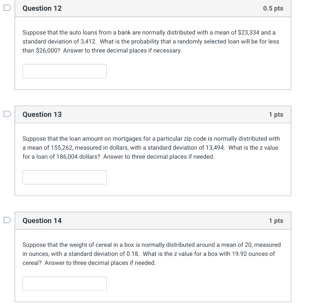 Solved Suppose that the auto loans from a bank are normally