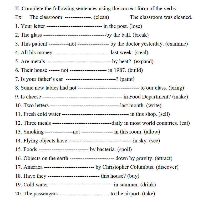 Give the correct form of the following verbs: Hướng dẫn chi tiết và bài tập chia động từ