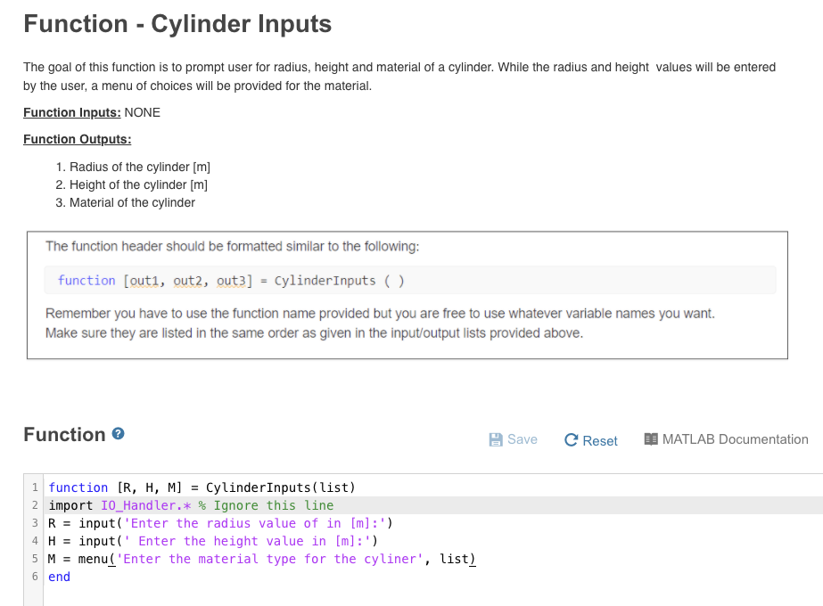 This is all work in matlab. Please add comments so I | Chegg.com