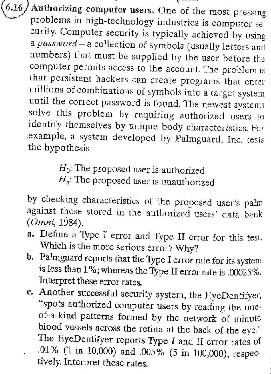 Solved 6 16 Authorizing Computer Users One Of The Most Chegg