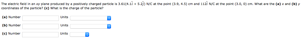 Solved The electric field in an xy plane produced by a | Chegg.com