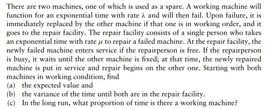Solved There Are Two Machines One Of Which Is Used As A Chegg Solved There Are Two Machines One Of Which Is Used As A Chegg