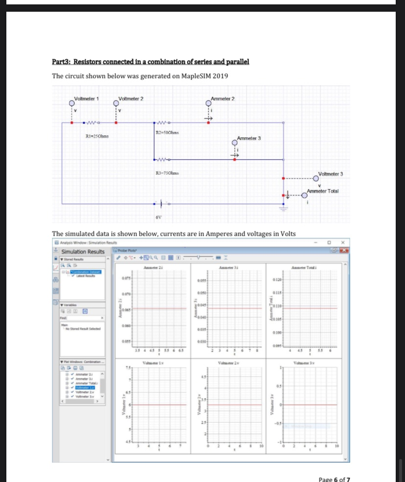 Solved Ammeter probes have a least count of 0.001A or 1mA