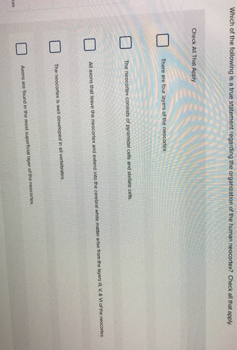 Solved Which of the following is a true statement regarding | Chegg.com
