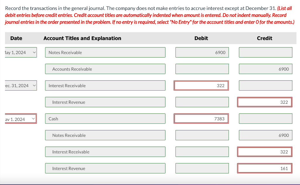 Solved Record the transactions in the general journal. The | Chegg.com
