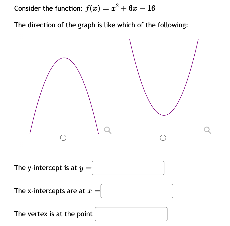 solved-consider-the-function-f-x-x2-6x-16-the-direction-of-chegg