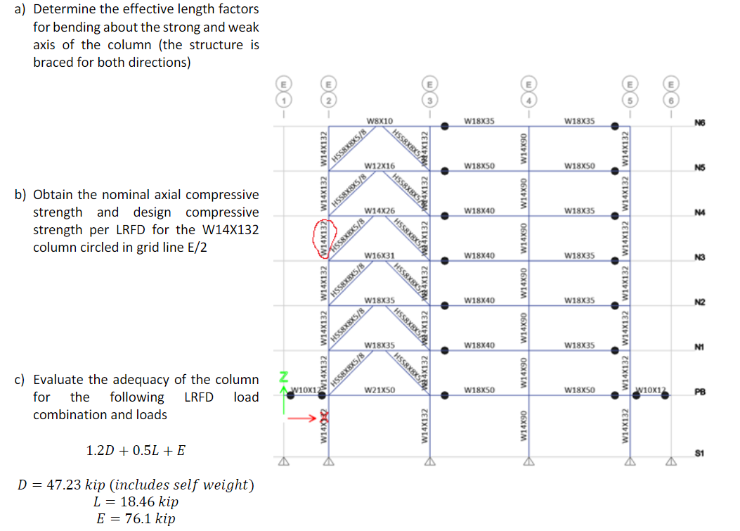 Solved Problem 2 (50 points) The lateral force resisting | Chegg.com