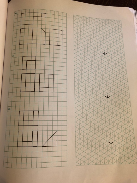 Solved Sketching Sketch isometric drawings of problems 1 to | Chegg.com