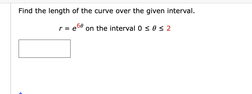 Solved Find the length of the curve over the given interval. | Chegg.com