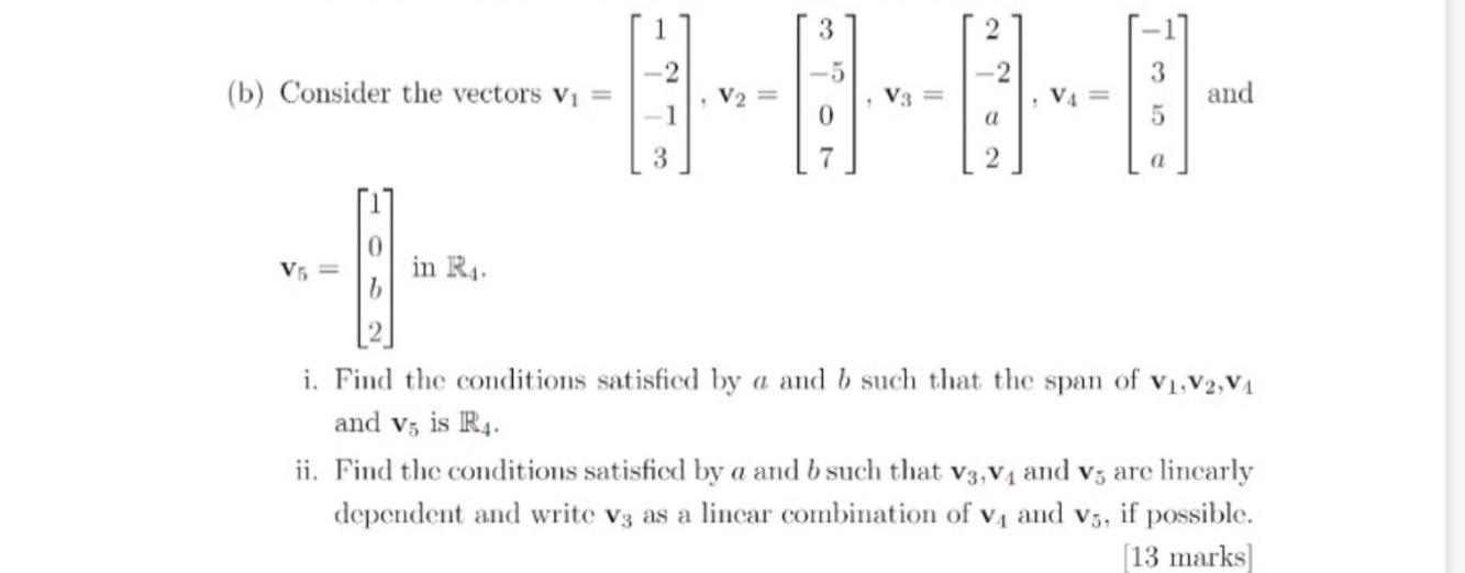 Solved 1. Consider the linear system 1 3 2 -1 -2-5 --2 3 (1 | Chegg.com