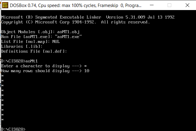 Solved Can someone help fix an error in my program it in | Chegg.com