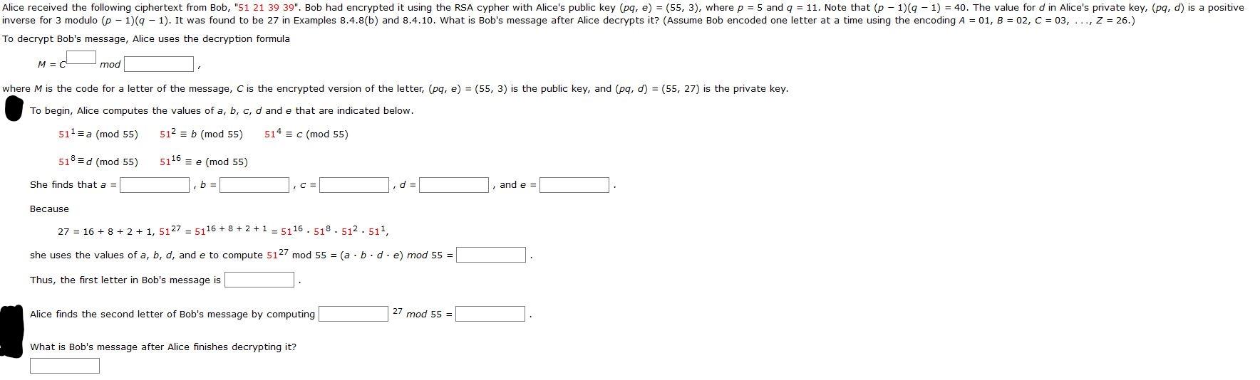 solved-use-the-rsa-cipher-with-public-key-n-e-713-43-chegg