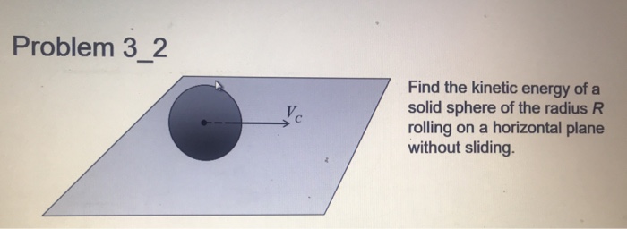 Solved Problem 3_2 7 Find the kinetic energy of a solid | Chegg.com