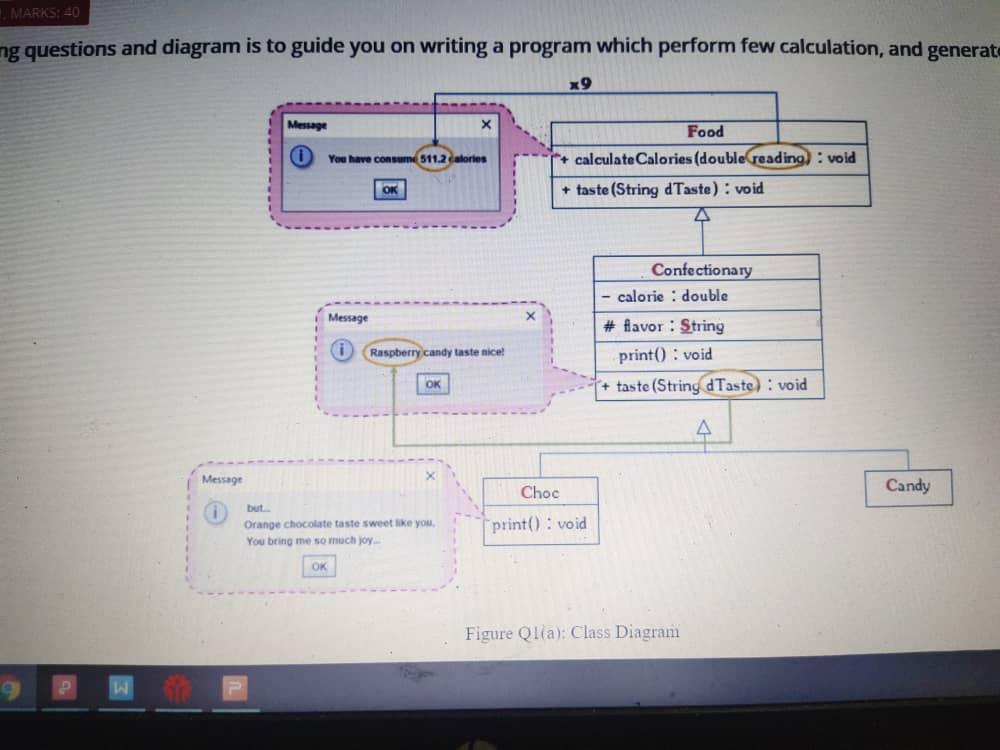 A Create A Program Named Eat Java That 1 Chegg Com