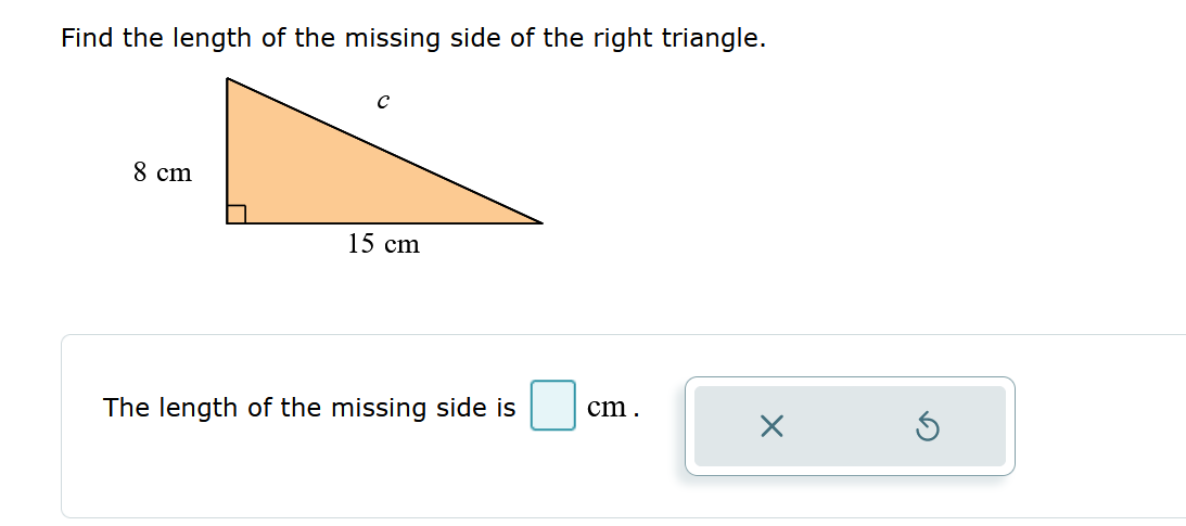 how to find missing side length of non right triangle