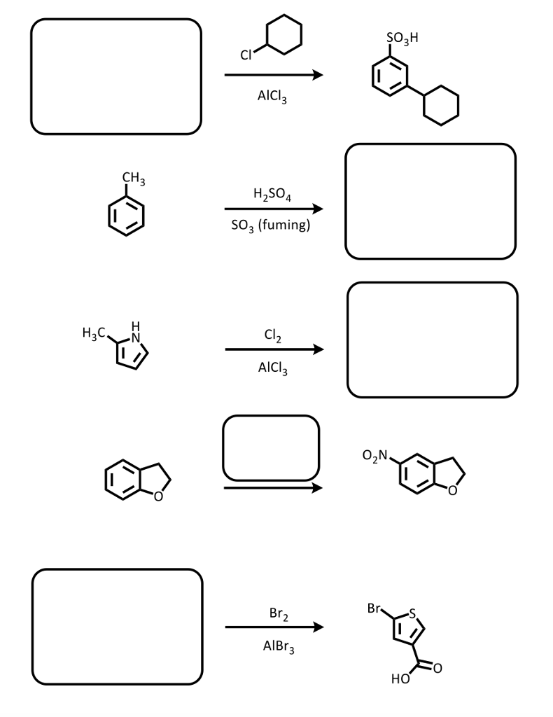 Solved 1. Fill In The Missing Reactants, Reagents & | Chegg.com