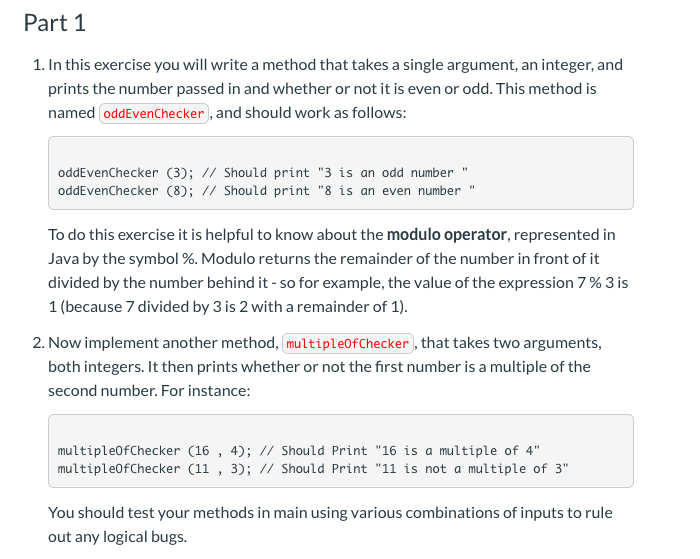 Java Modulo Operator Implementation