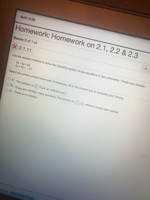 Mad answers to your homework