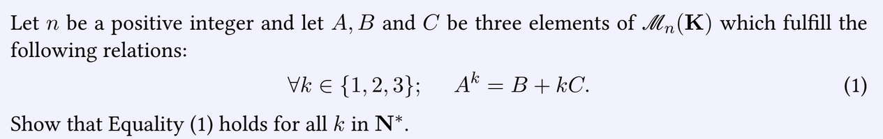 Solved Let N Be A Positive Integer And Let A,B And C Be | Chegg.com