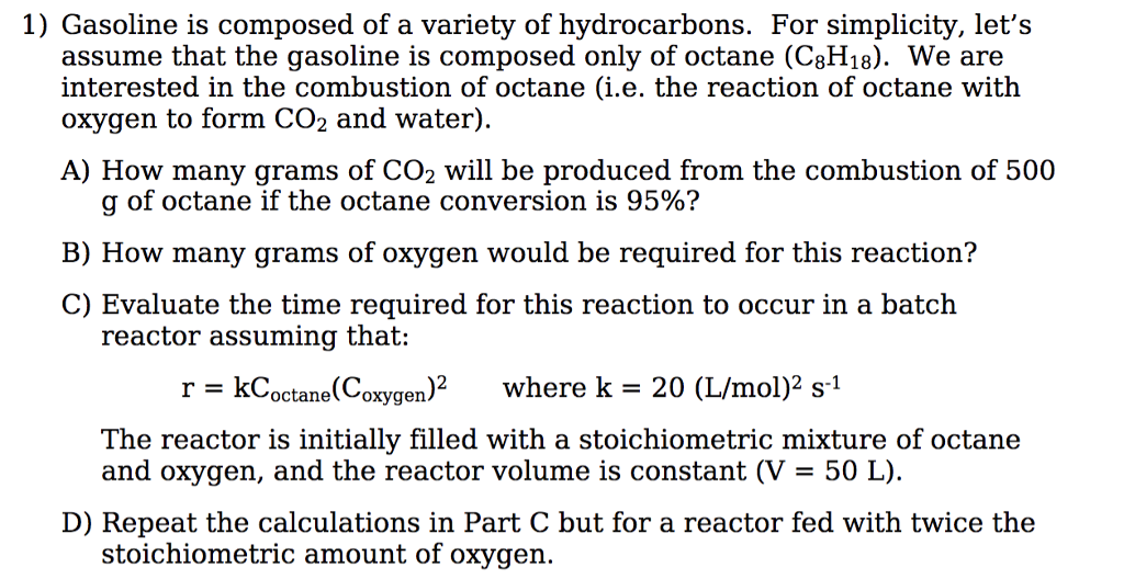 Gasoline intelligence overview