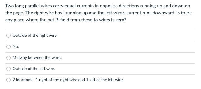 Solved Two Long Parallel Wires Carry Equal Currents In Chegg Solved Two Long Parallel Wires Carry Equal Currents In Chegg