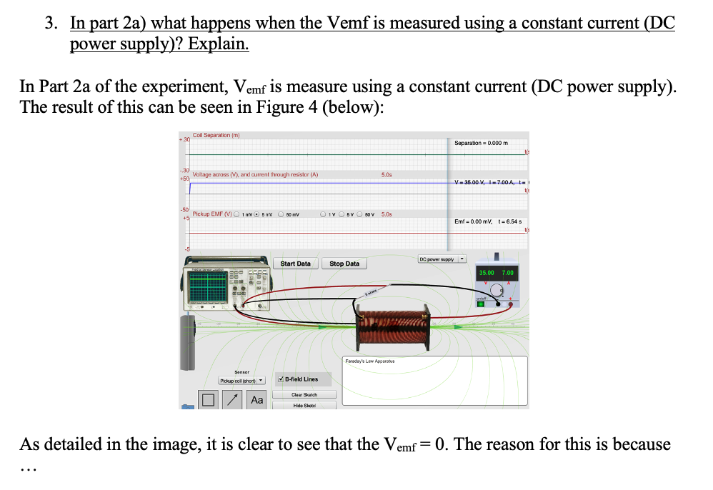 Solved What happens when the Vemf is measured using a | Chegg.com