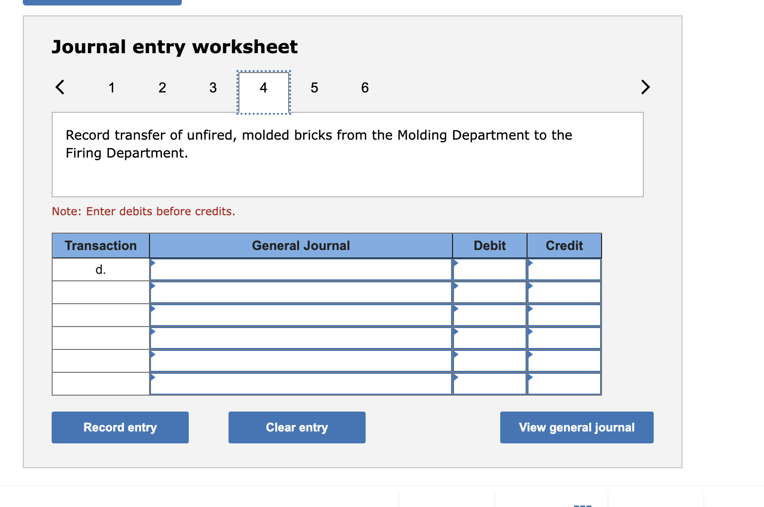 Solved Journal entry worksheet Record direct labor costs | Chegg.com