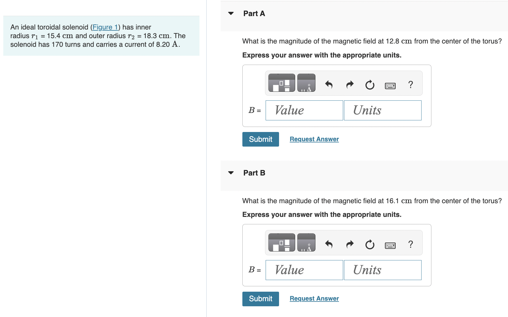 Solved What is the magnitude of the magnetic field at 21.5 | Chegg.com