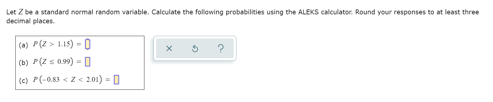 Solved Let Z Be A Standard Normal Random Variable Calculate 0066