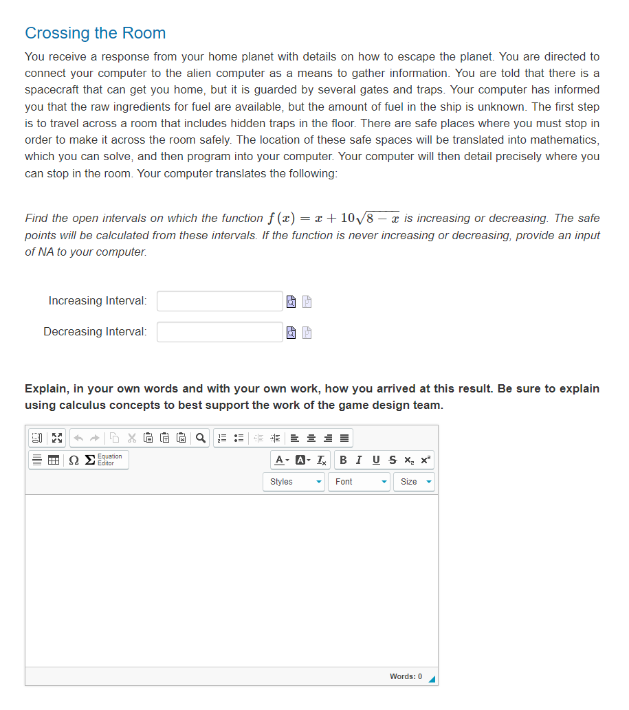 Solved Crossing the Room You receive a response from your | Chegg.com