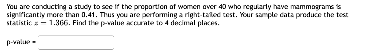 Solved You are conducting a study to see if the proportion | Chegg.com