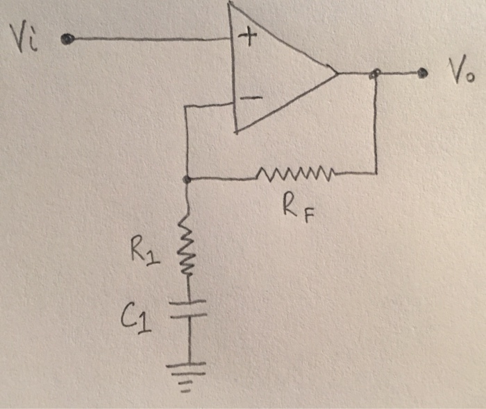 Solved Design an op amp noninverting high pass shelving | Chegg.com
