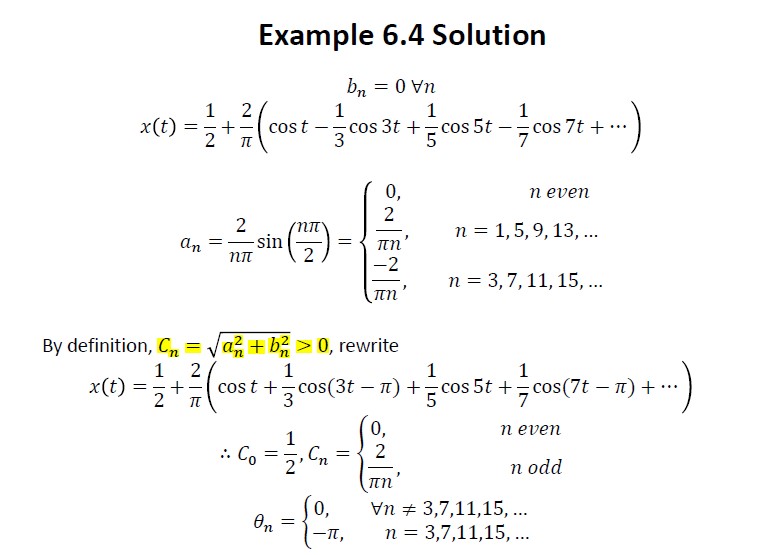 Solved Problem 4 [25 points]: (a) For the periodic signal | Chegg.com