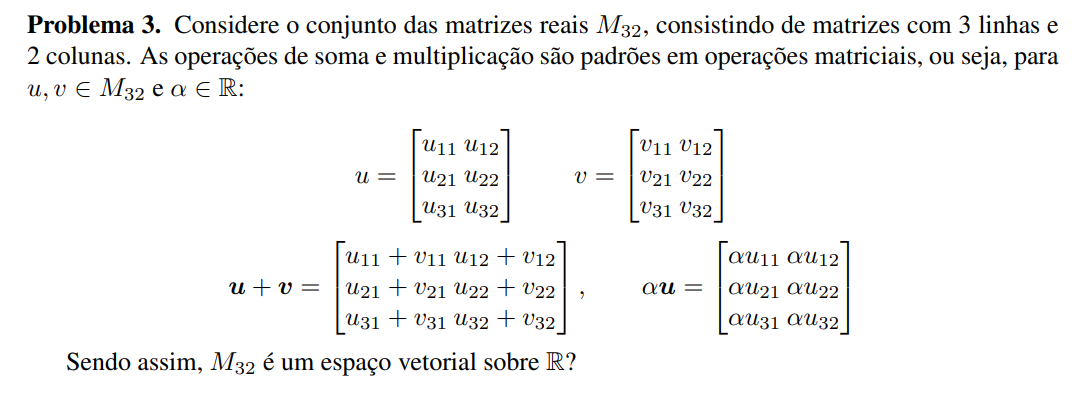 Solved Translation: Consider the set of real matrices M32, | Chegg.com
