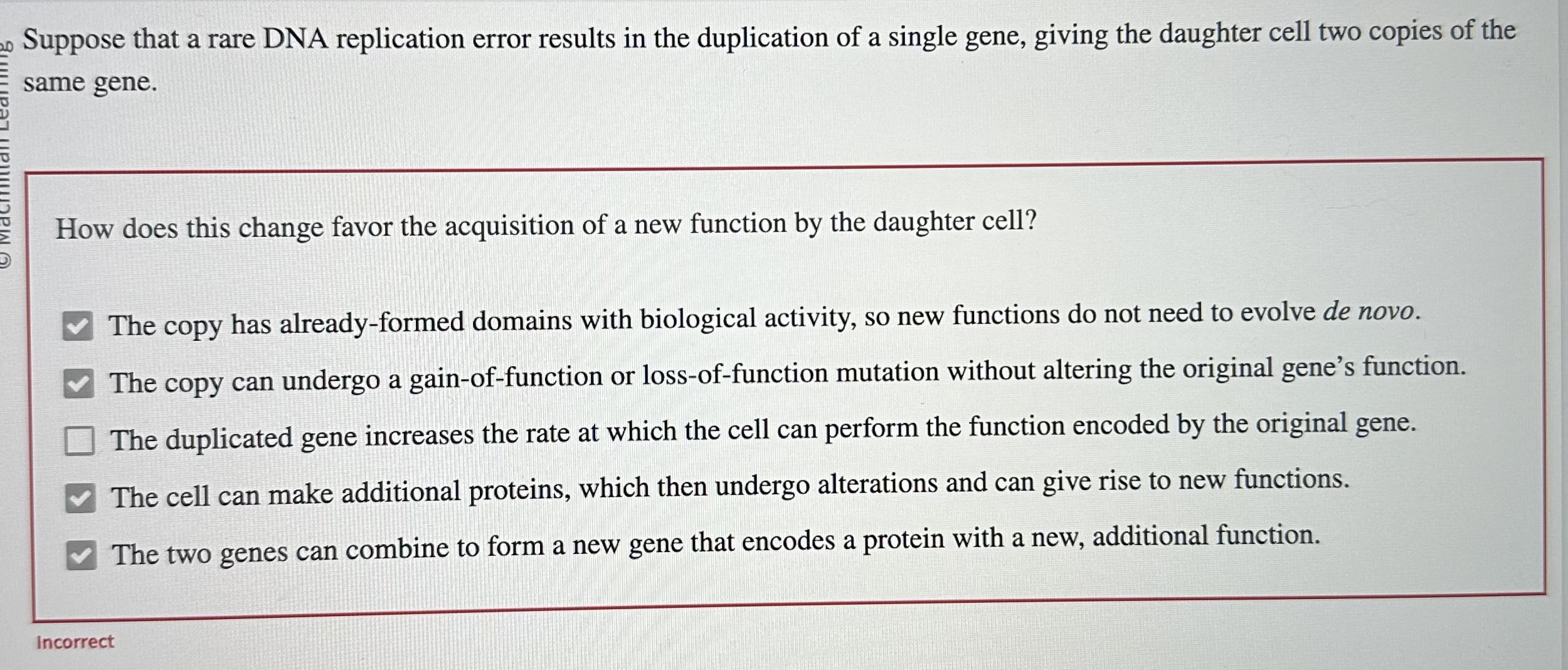 Solved Suppose that a rare DNA replication error results in | Chegg.com