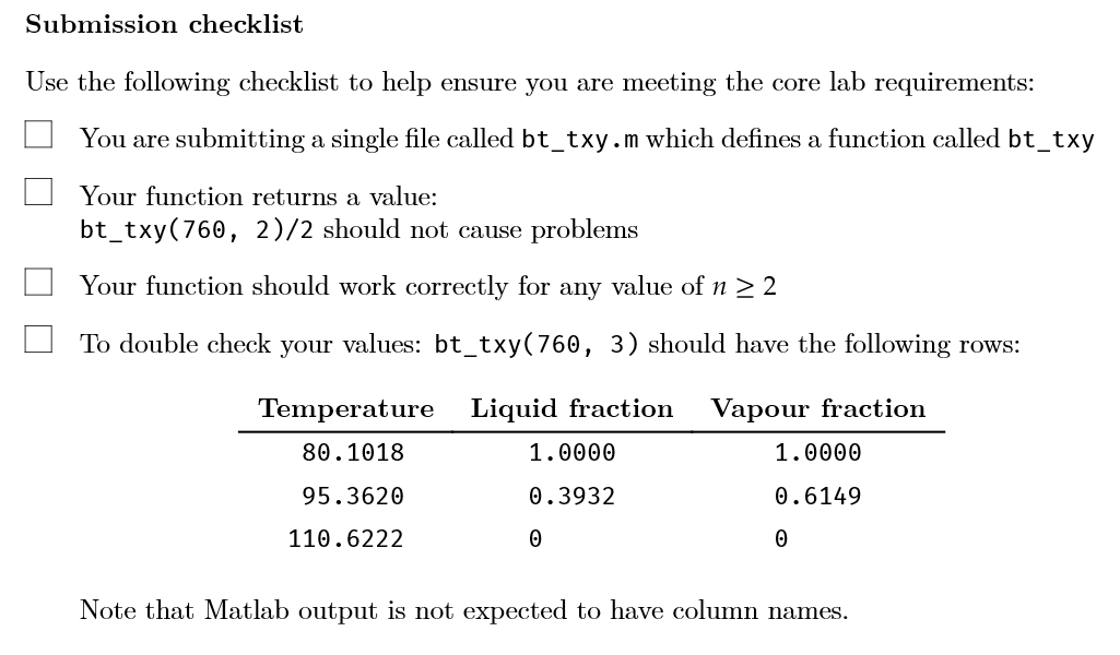 Please help me with MATLAB code. Code has to meet the | Chegg.com